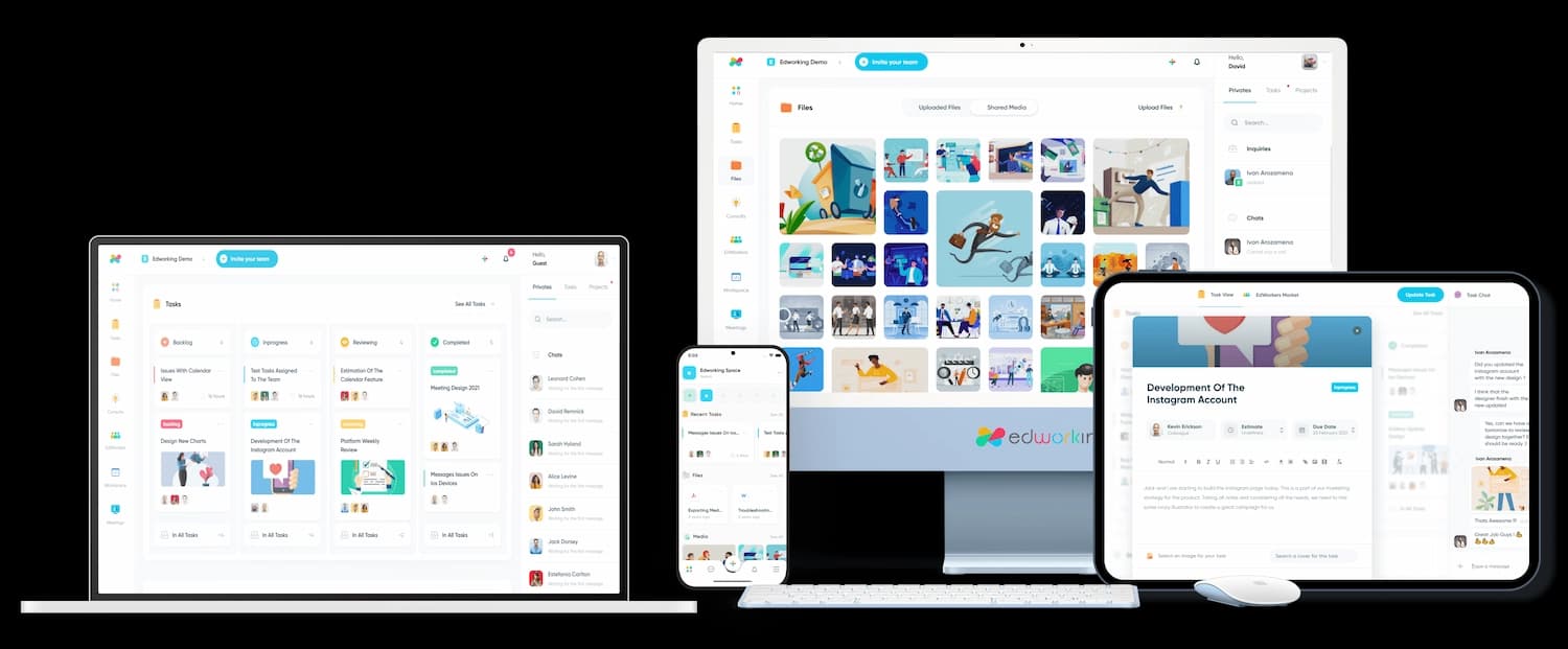 Edworking platform overview