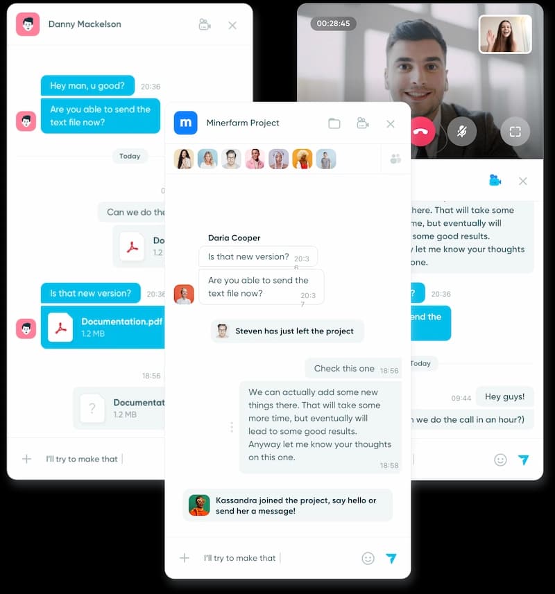 Communicate effortlessly with your team