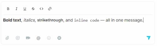 Nachrichten mit Stil und Klarheit formatieren