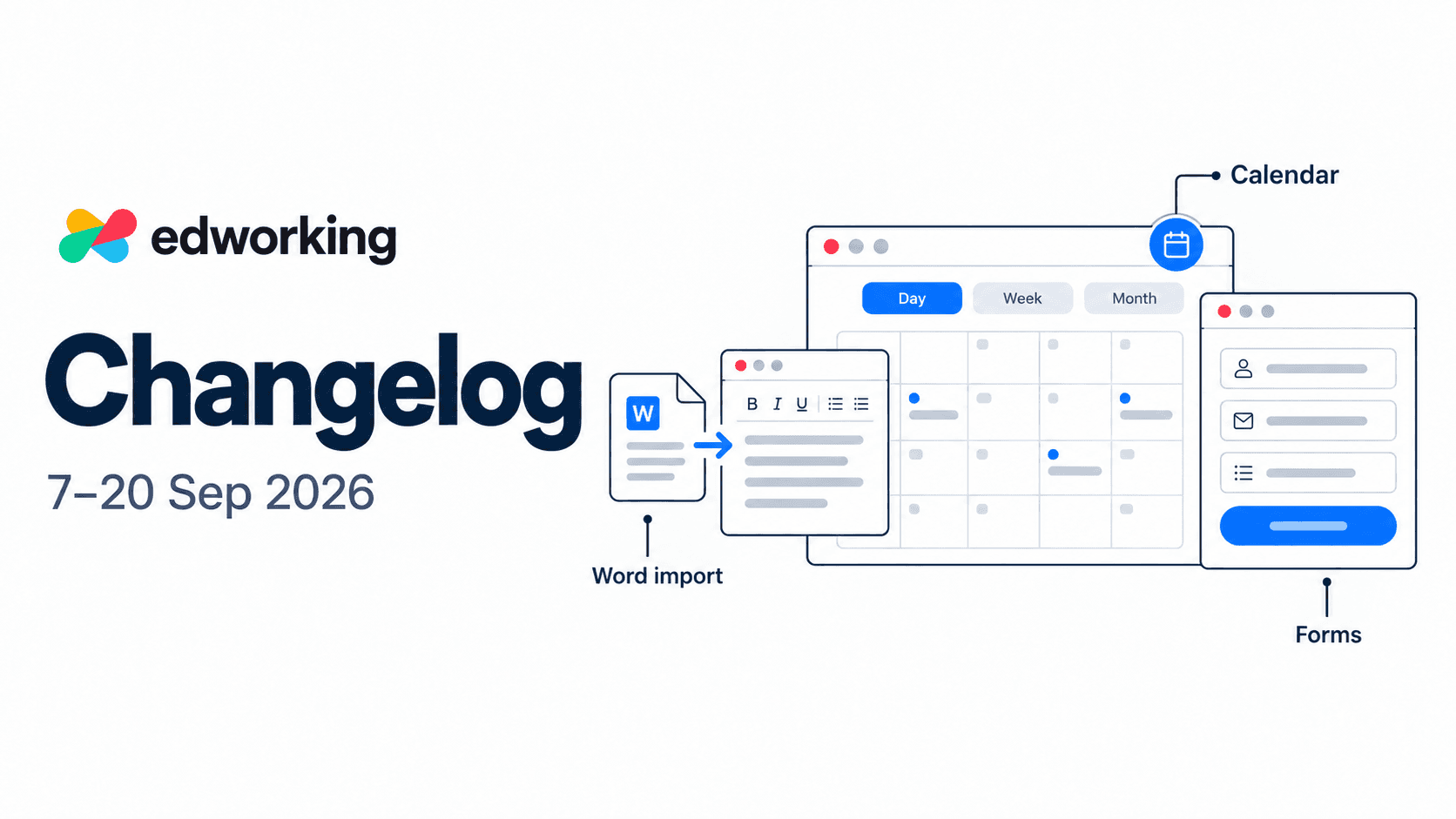 Edworking changelog: 7–20 September 2026