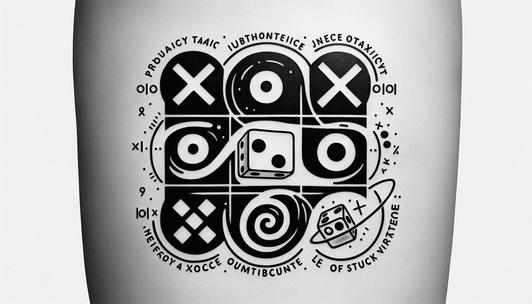 Probabilistic Tic-Tac-Toe: Strategy Meets Chance